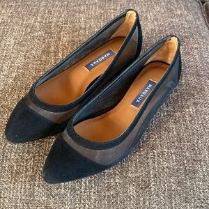 Margaux Black Mesh Flats